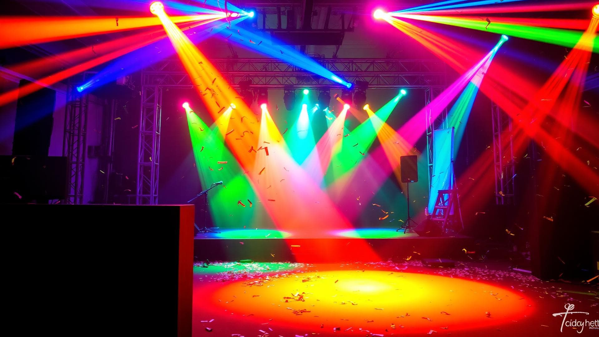 Event stage lighting