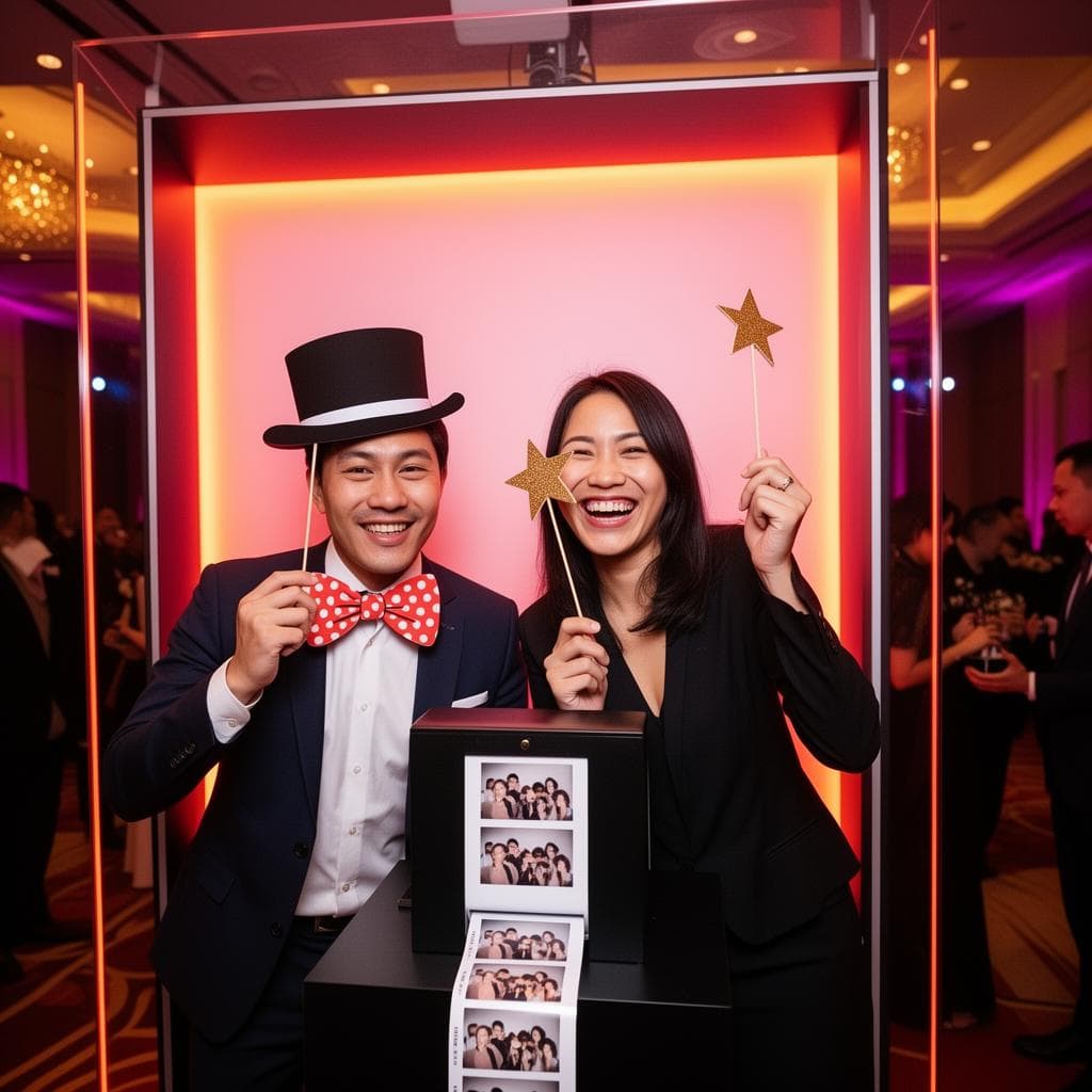 Guests having fun